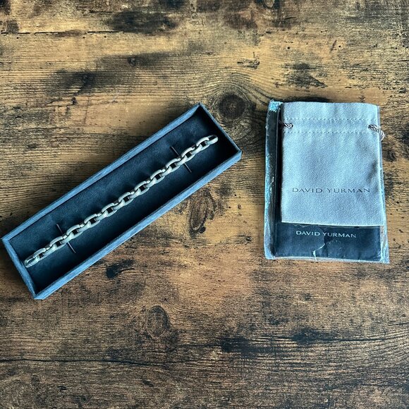 David Yurman Royal Cord Link Bracelet - 10mm - Small - RARE - Picture 2 of 16